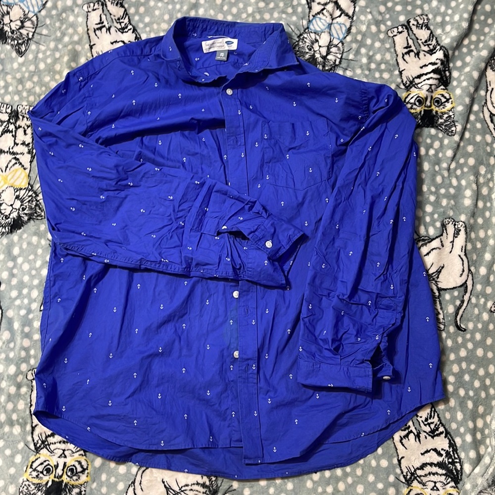 Old Navy anchor button up.